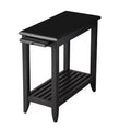 Beige/White/Black End Table B2226