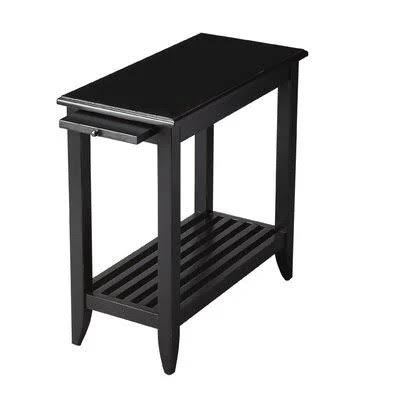 Beige/White/Black End Table B2226
