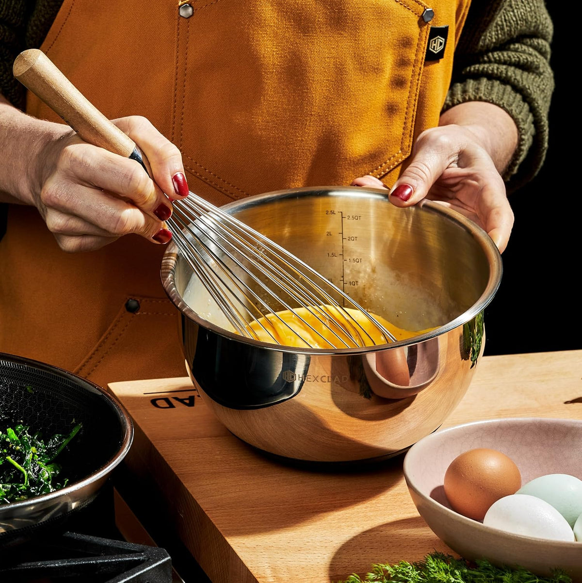 3-Piece Stainless Steel Mixing Bowl Set with Lids S840494