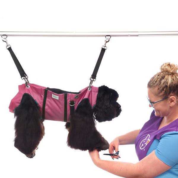 Black Pet Nail Grooming Hammock A624