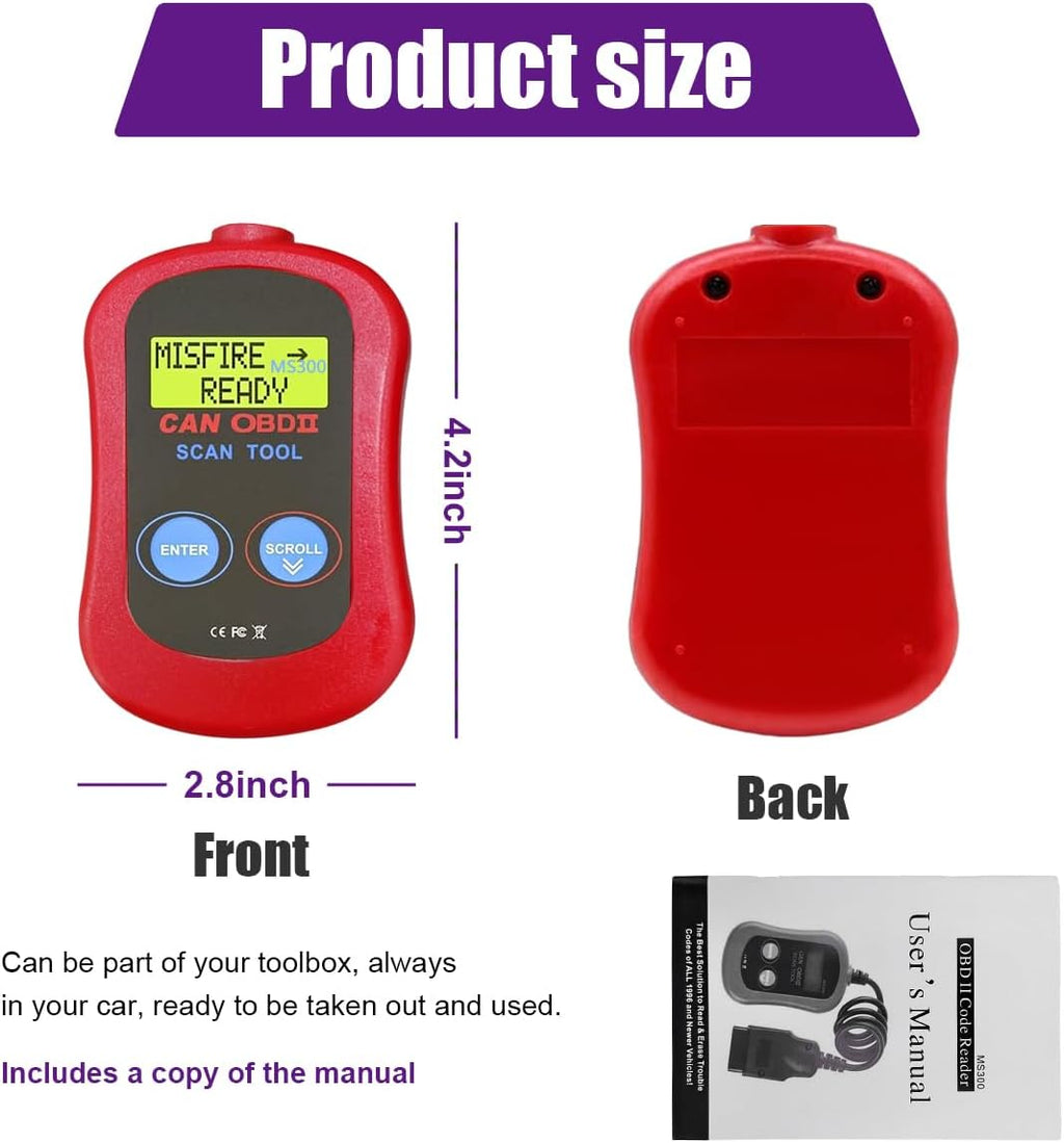 OBD2 Scanner Code Reader Diagnostic Scan Tool P291415