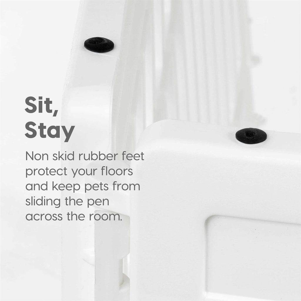 4 Panel Pet Playpen with Door N992