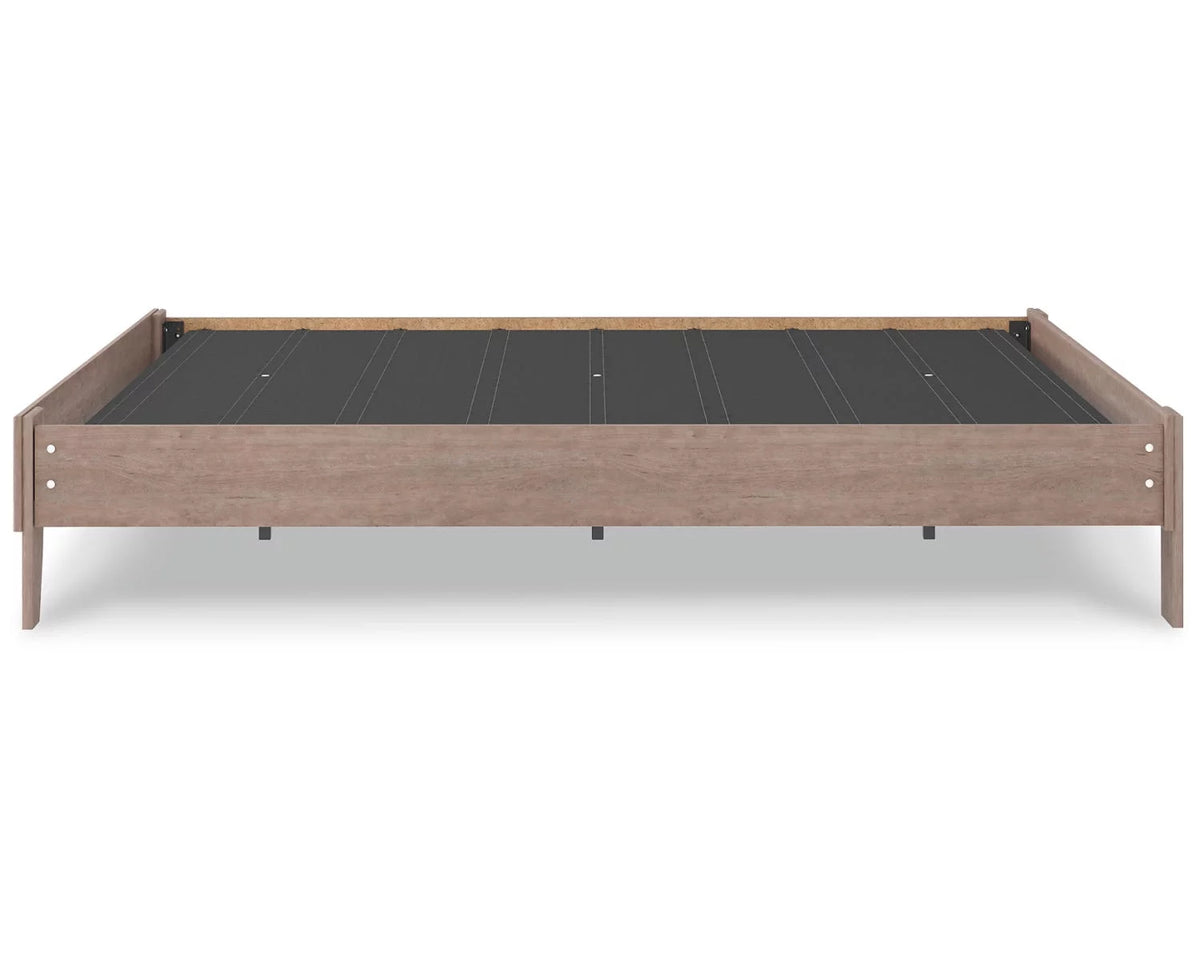 Queen Platform Bed Gray Q2584