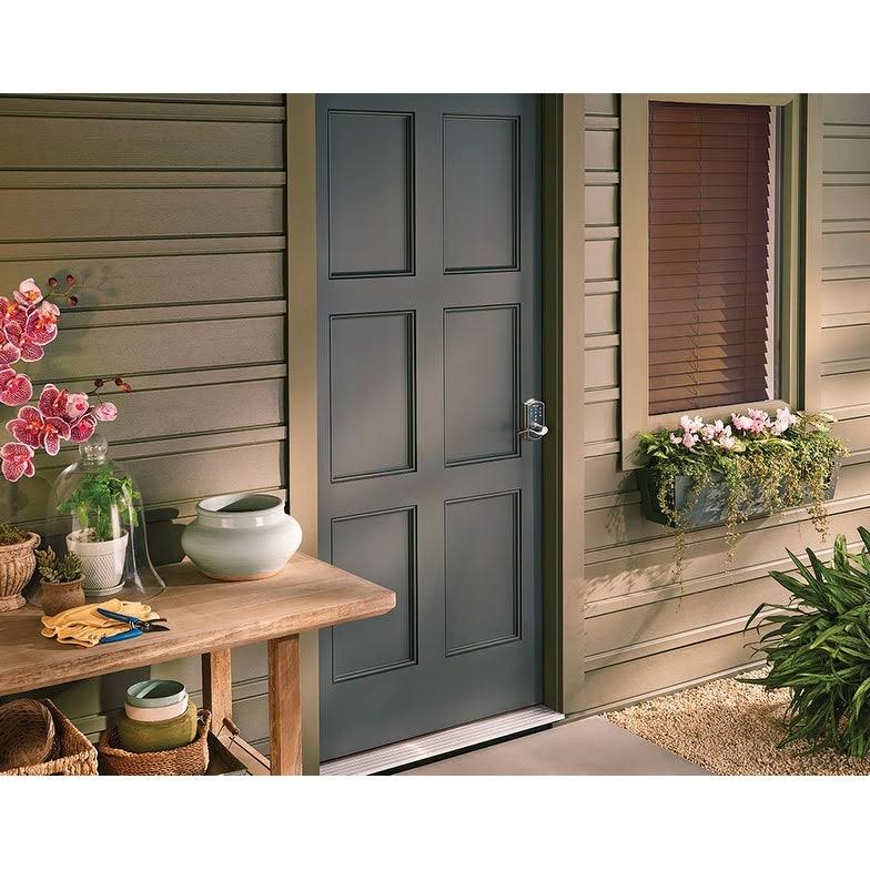 Bright Chrome Touch Lock with Accent Lever N842