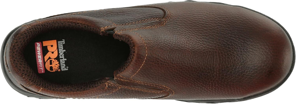 Camel Brown Alloy Safety Toe Slip On Work Shoe W46584