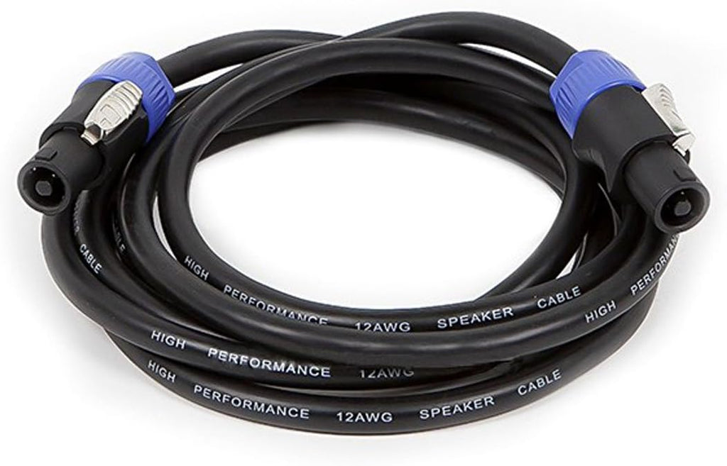 25ft 12AWG 2-conductor Speakon Type NL4FC Female to Speakon Type NL4FC Female Cable P270516