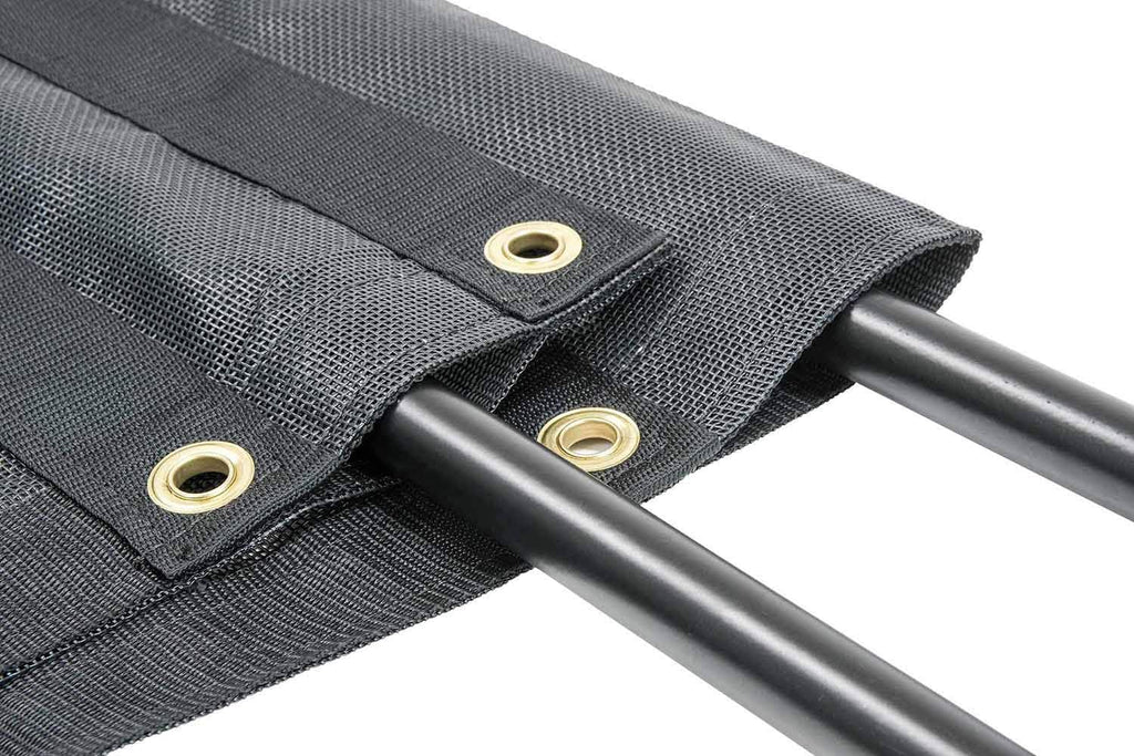 7' x 20' Vinyl Coated Mesh Tarps Cover with Double Pocket B72476
