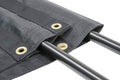 7' x 20' Vinyl Coated Mesh Tarps Cover with Double Pocket B72476
