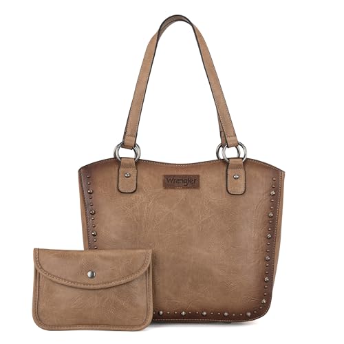 Retro Studded Western Hobo Handbag And Wallet Set H65636
