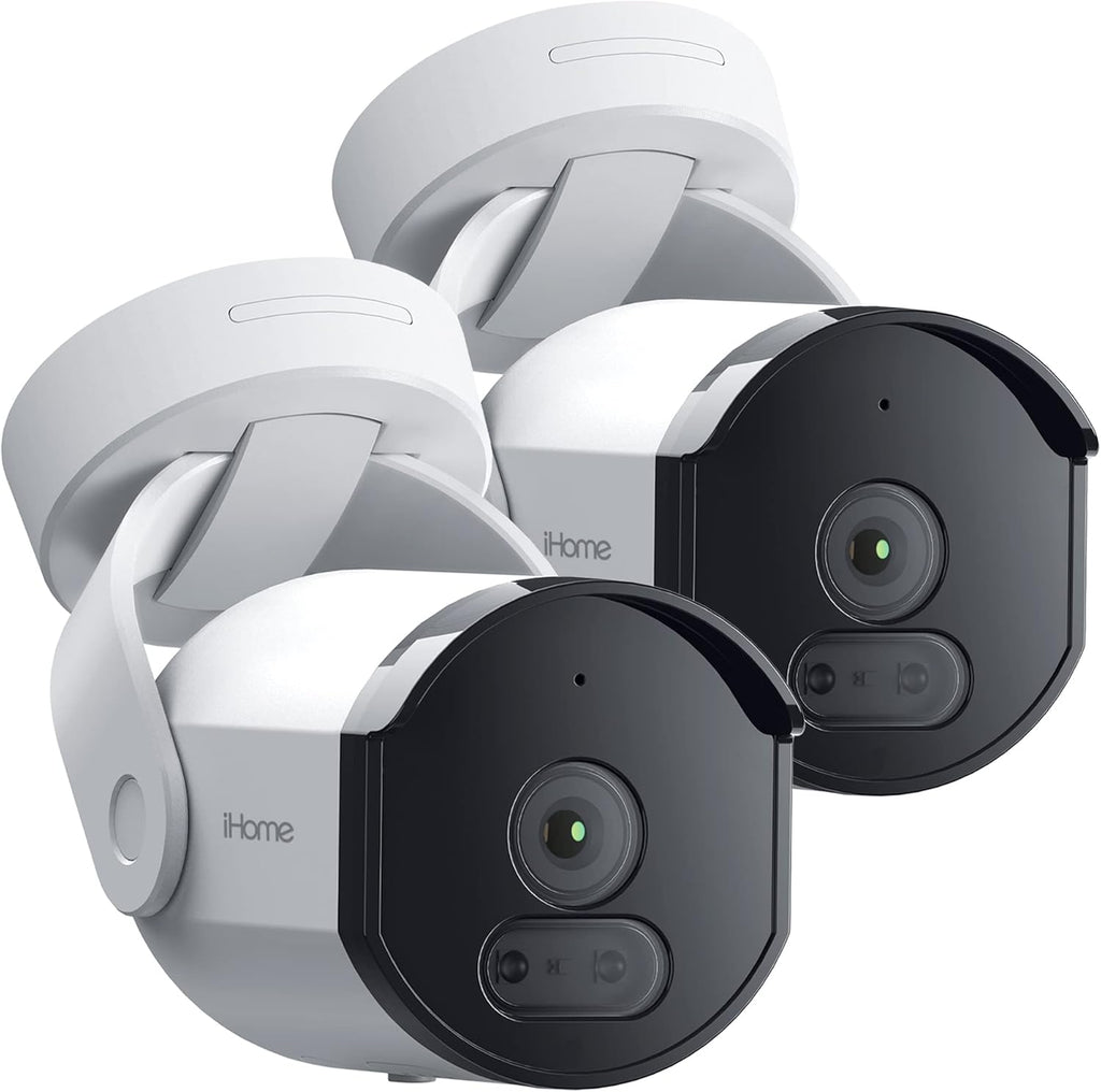 1080p HD Weatherproof WiFi Security Camera with 2-Way Audio C773486