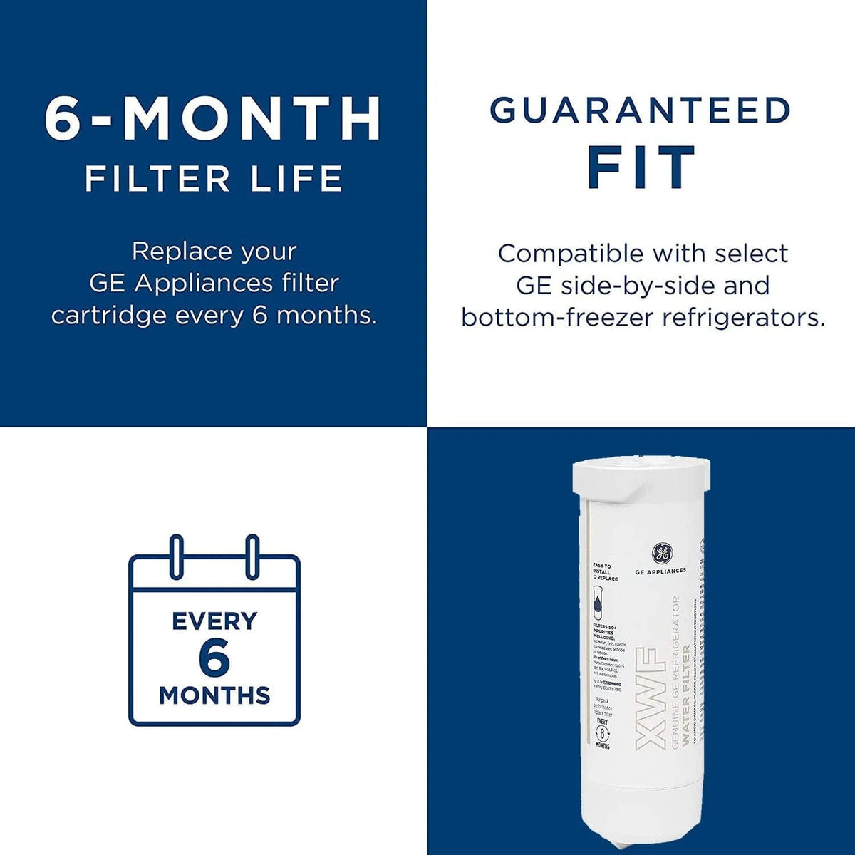 3Pack Refrigerator Water Filter E182104