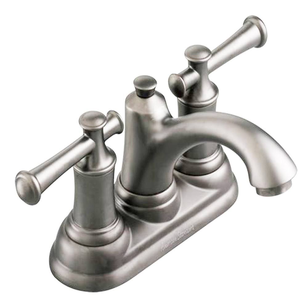 Satin Nickel Centerset Lavatory Faucet F4308
