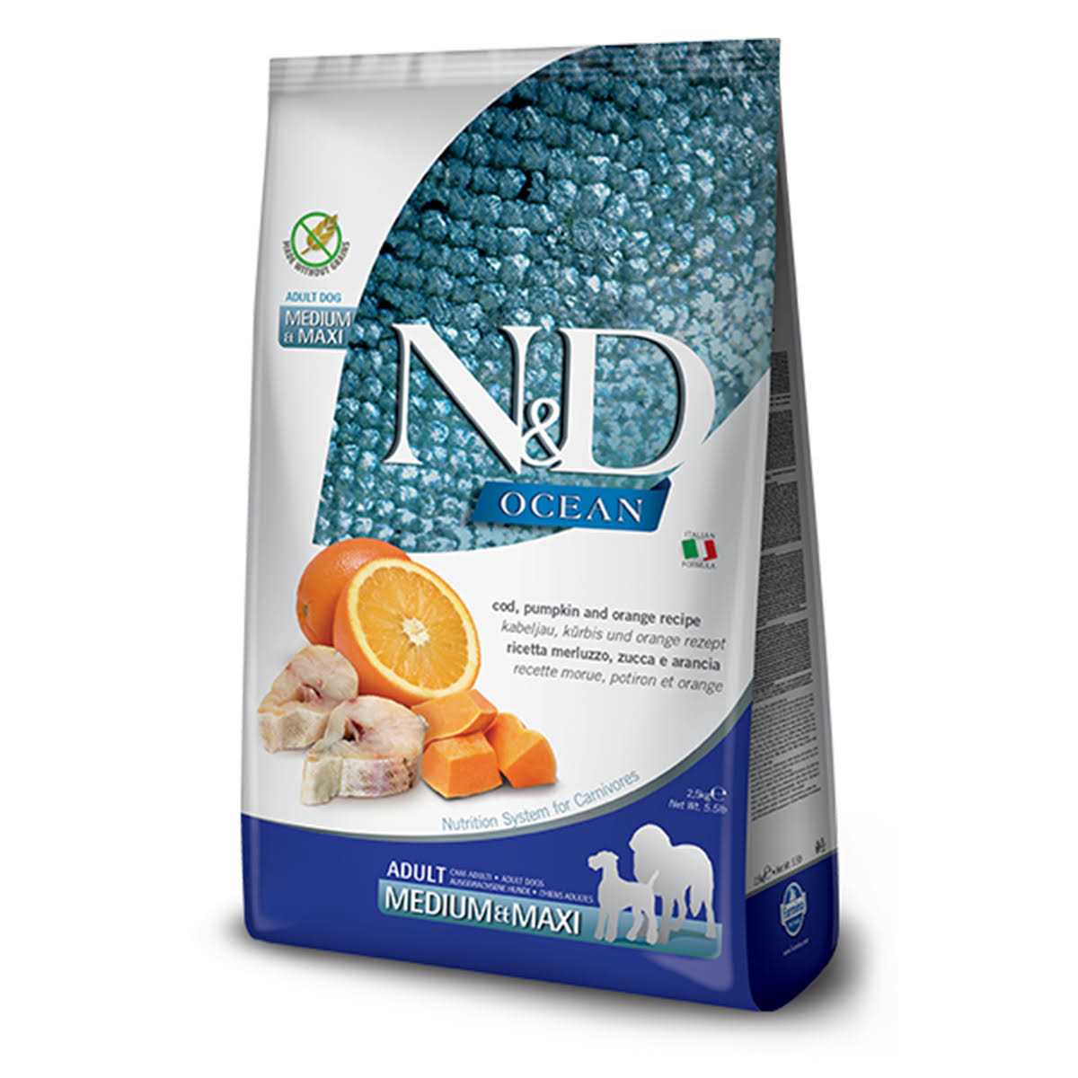 Cod Pumpkin Orange Dry Dog Food C688226