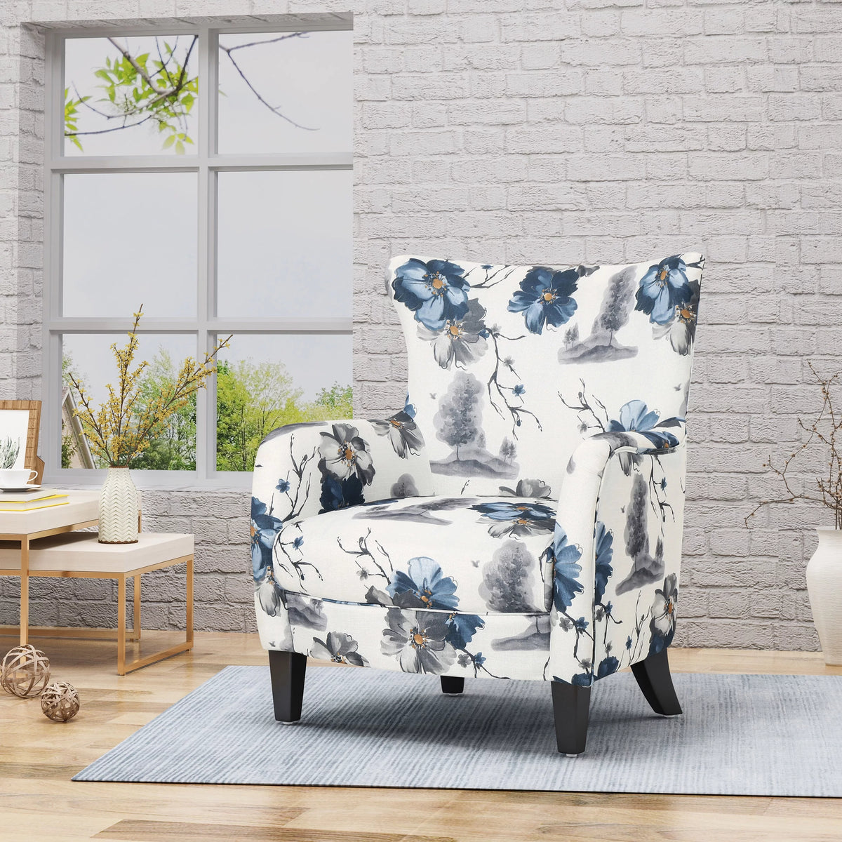 Fabric Upholstered Club Chair Z368144