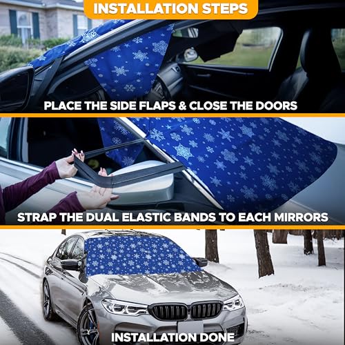 Heavy Duty 600D Oxford Fabric Windshield Cover M162424