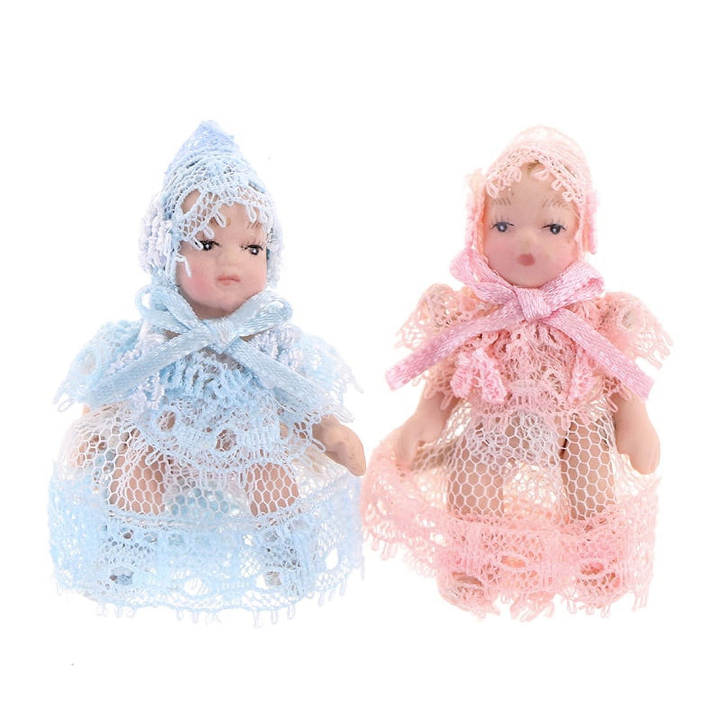 1:12 Dollhouse Miniature Baby Doll People Model Body Joints Moveable Doll R22357