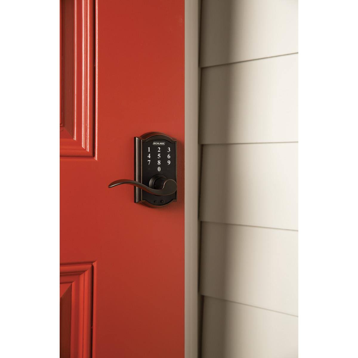Bright Chrome Touch Lock with Accent Lever N842