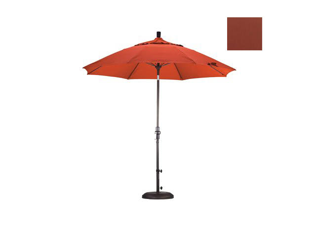 9 ft. Fiberglass Market Umbrella Collar Tilt Bronze J23782