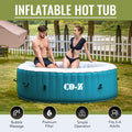4 Person 6ft Inflatable Hot Tub Pool with Massage Jets S138130