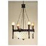 Tiffany Glass 8 Light Chandelier K2490