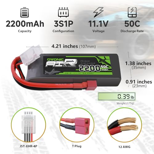 3S 2200mAh 11.1V 50C Lipo Battery with Dean-Style T Connector Z703551