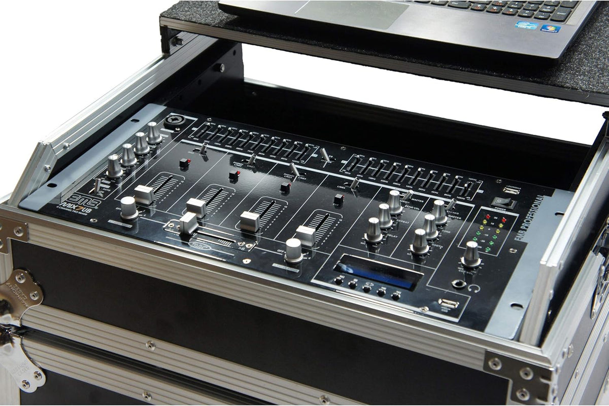 Flight 11U Universal 19 Mixer Laptop Stand Case C376