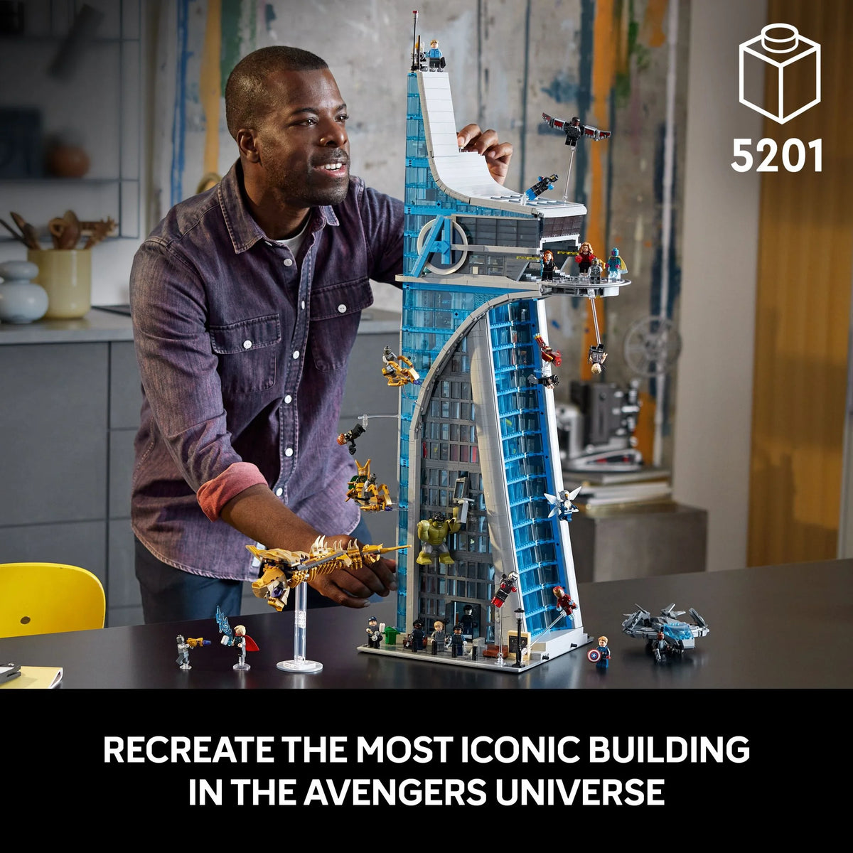 LEGO Marvel Avengers Tower Building Kit with 31 Figures S56019