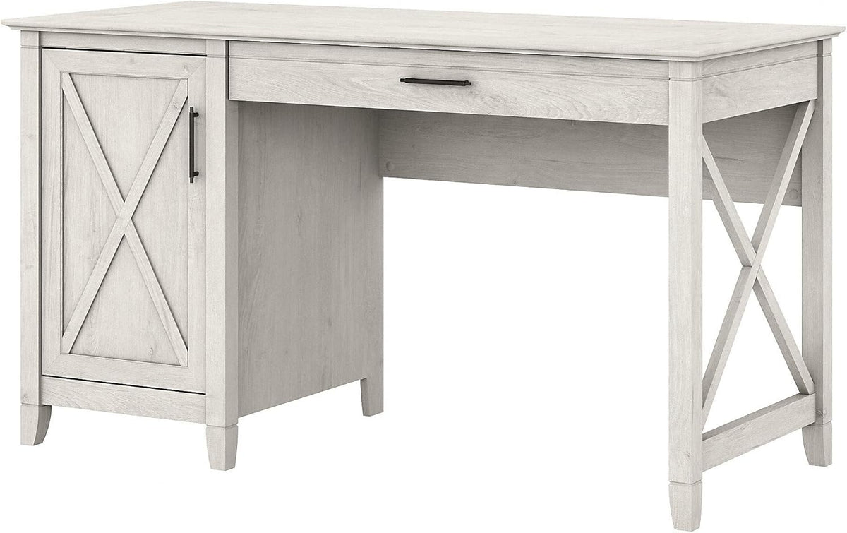54W Computer Desk with Keyboard Tray and Storage N186288