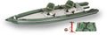 Inflatable 16 Frameless Fishing Boat B832