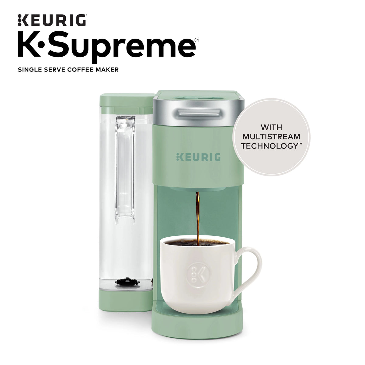 Black Single-Serve K-Cup Pod Coffee Maker P917291