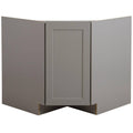 Gray Shaker Corner Sink Base Cabinet (36 in. x 34.5 in. x 24.5 in.) S862417