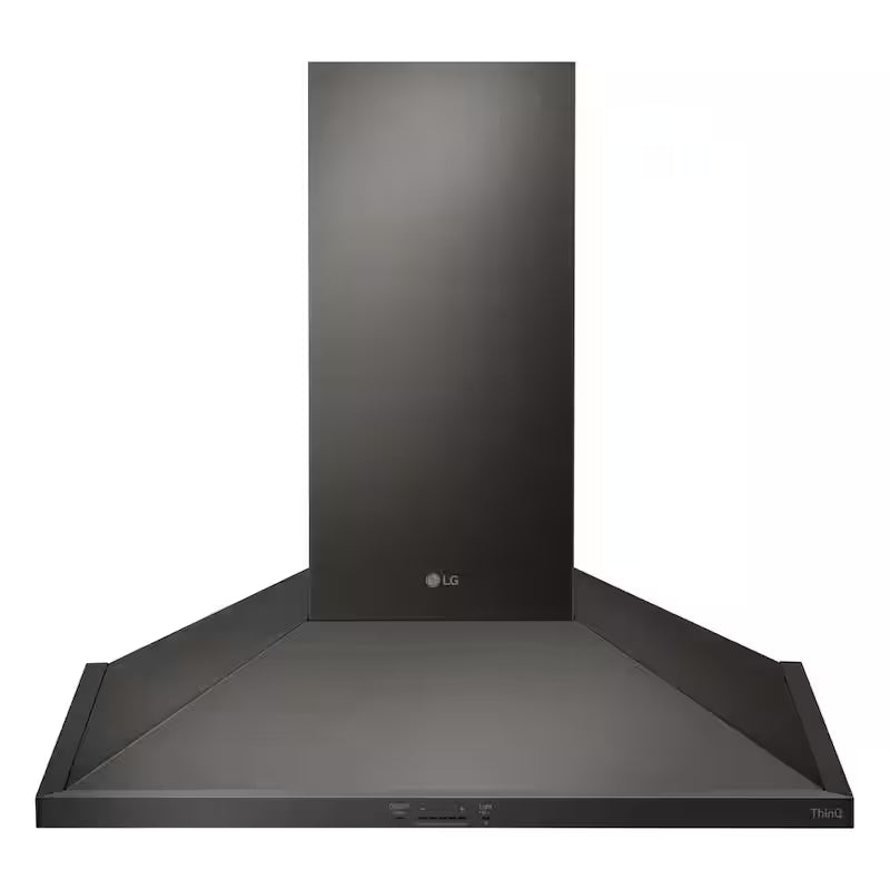 36 in. Smart Wall Mount Range Hood Black Stainless Steel Y3401