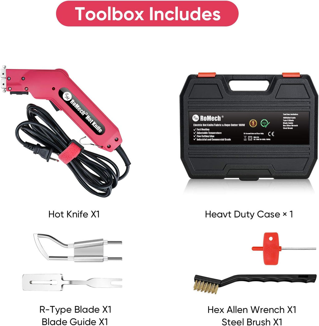 Rope Cutter Electric Hot Knife with Replacement Parts P23366