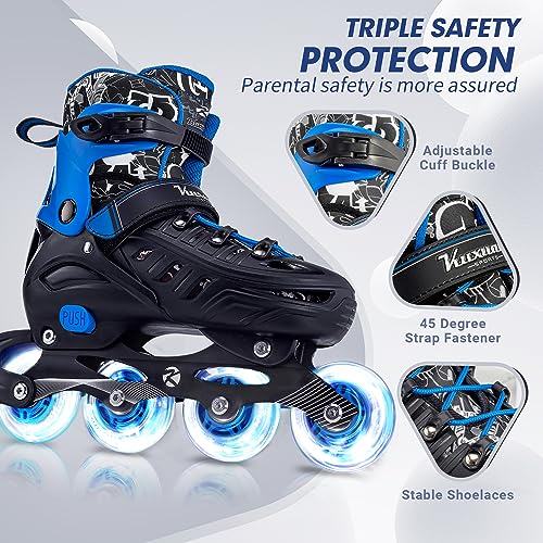 Adjustable Illuminating Inline Skates X216486