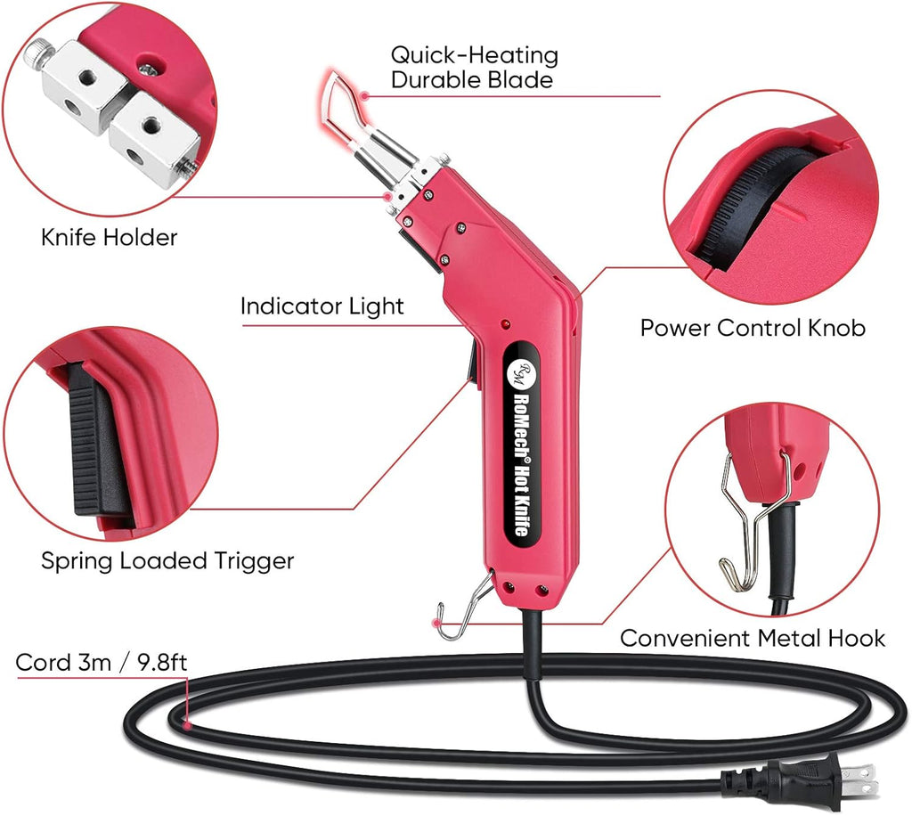 Rope Cutter Electric Hot Knife with Replacement Parts P23366