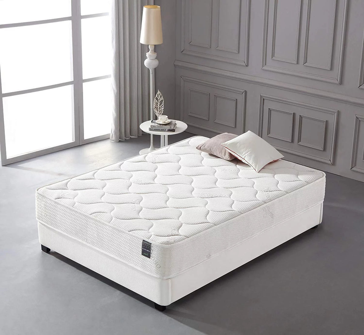 Organic Cotton 10 Spring & Foam Hybrid Mattress F377