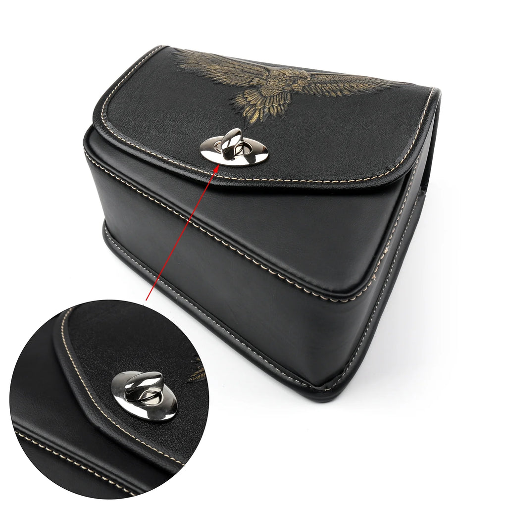 Leather Left Side Saddlebag For Sportster XL 883 XL 1200 J141684