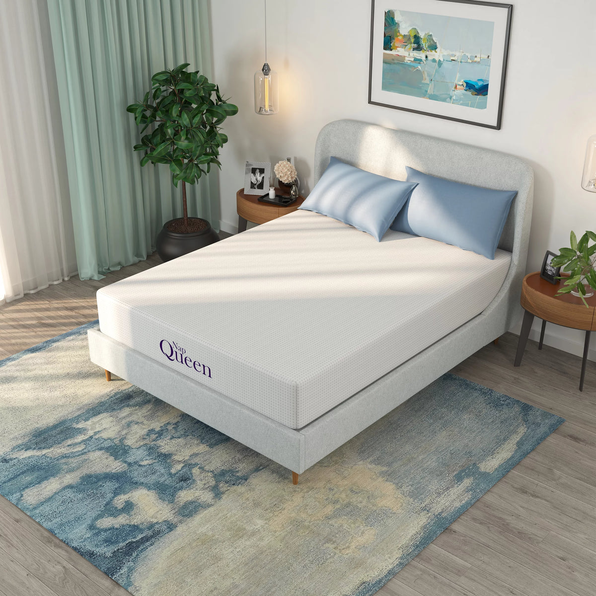 Twin 8" Charcoal Memory Foam Mattress A203