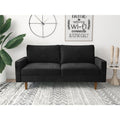 Black Velvet Sofa E574