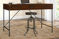 L Shaped Writing Desk with 2 Drawer File Cabinet, 60W R46458