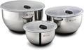 3-Piece Stainless Steel Mixing Bowl Set with Lids S840494