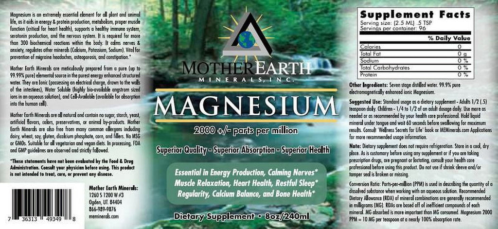 Magnesium 8 oz I243