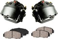 Black Powder Coated Calipers + Ceramic Brake Pads U374