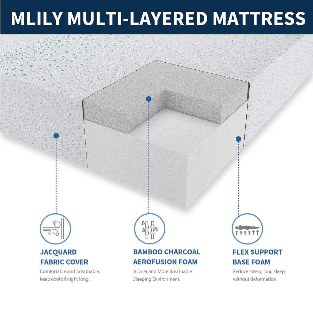 Twin Size Memory Foam Mattress K630