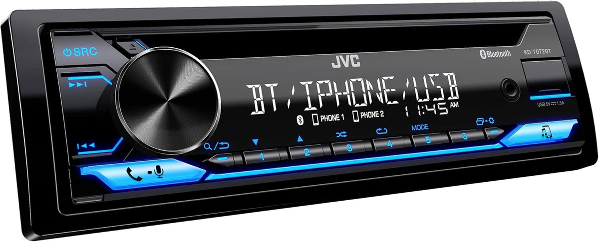 Bluetooth Car Stereo with CD and MP3 Player, Single Din L651