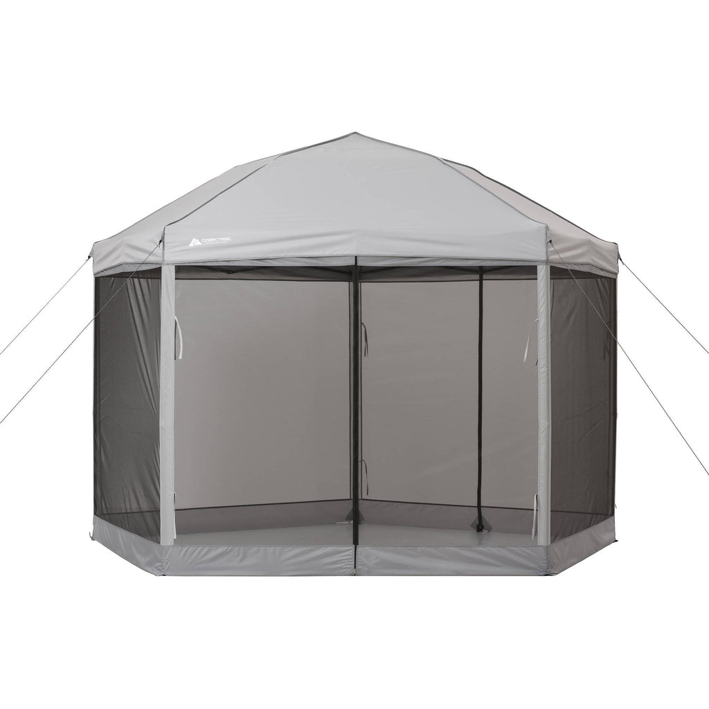 Instant Pentagon Canopy with Screen Walls E60191