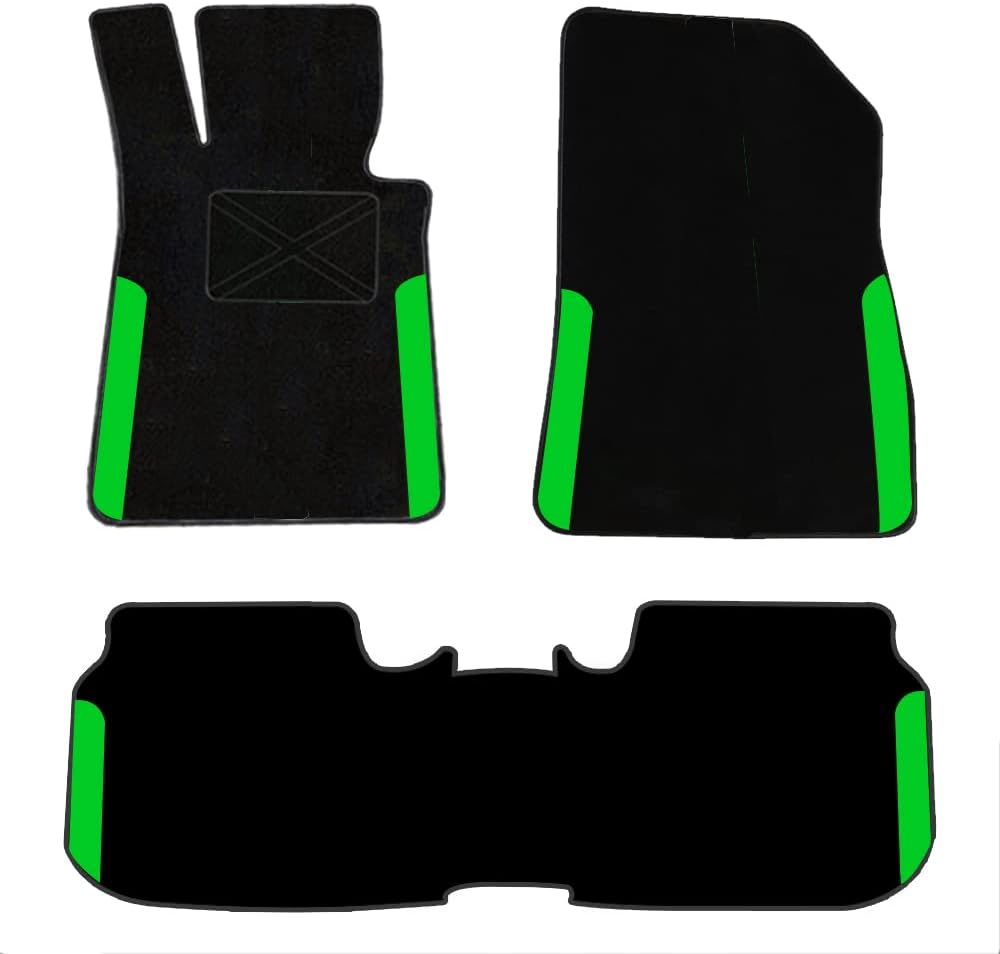 Black Red Polyester Car Floor Mats for TRAX 2019 M15447