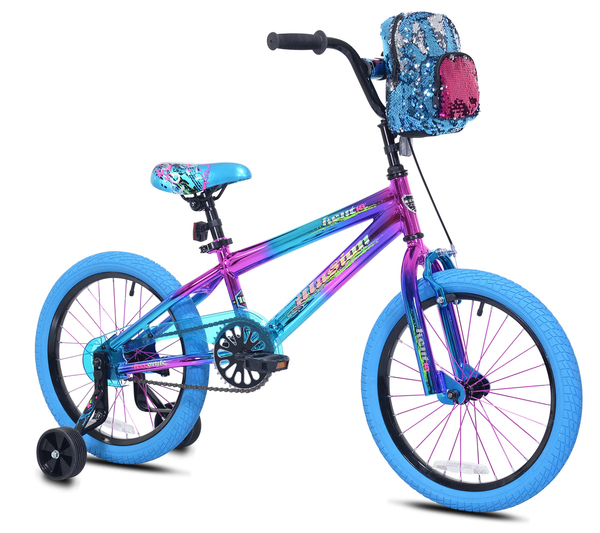 Blue Purple Girl's Child Bike B975