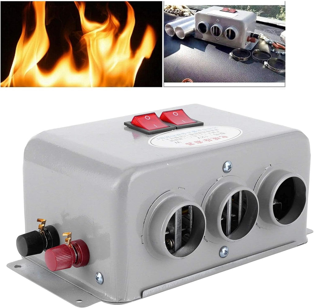12V Compact Car Heater 3 Hole 600W-800W L645864