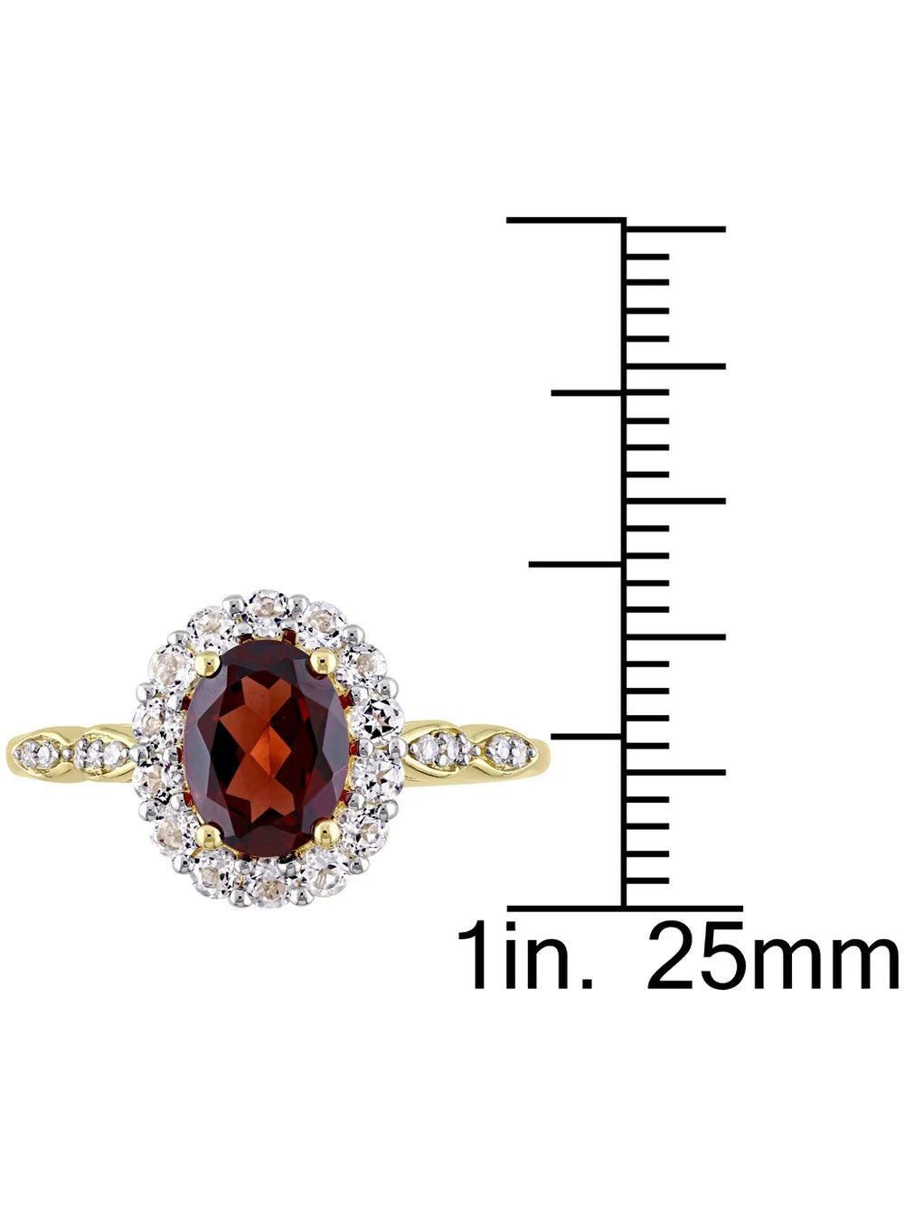 14K Yellow Gold Fashion Ring with Diamonds Y6978